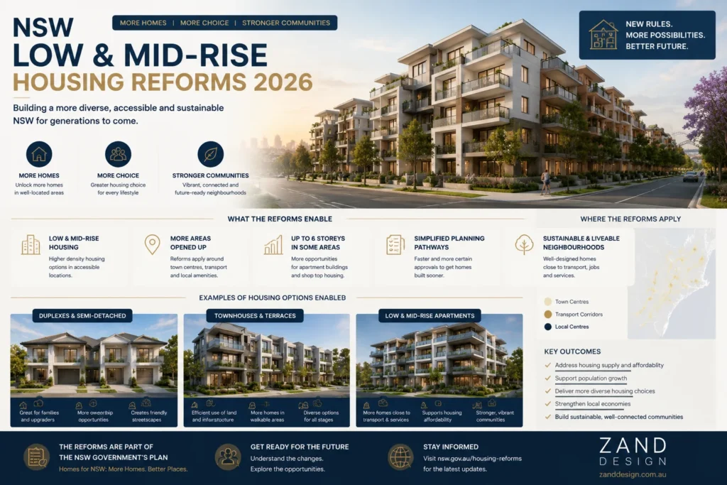 NSW Low and Mid-Rise Housing Reforms 2026