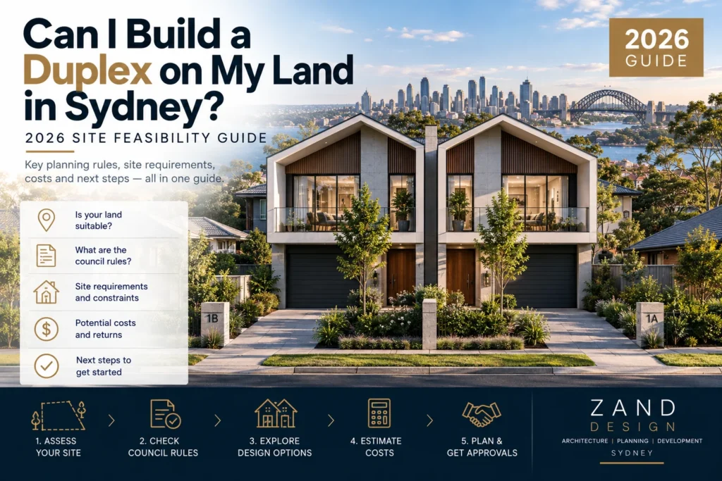 Can I Build a Duplex on My Land in Sydney