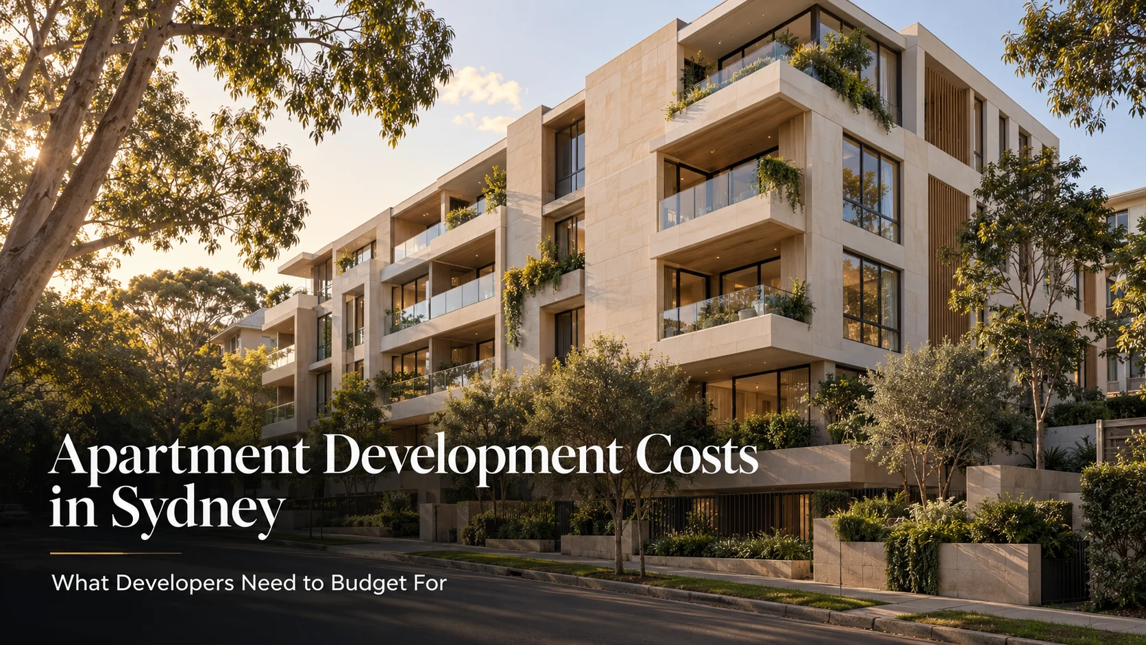 Apartment Development Costs in Sydney